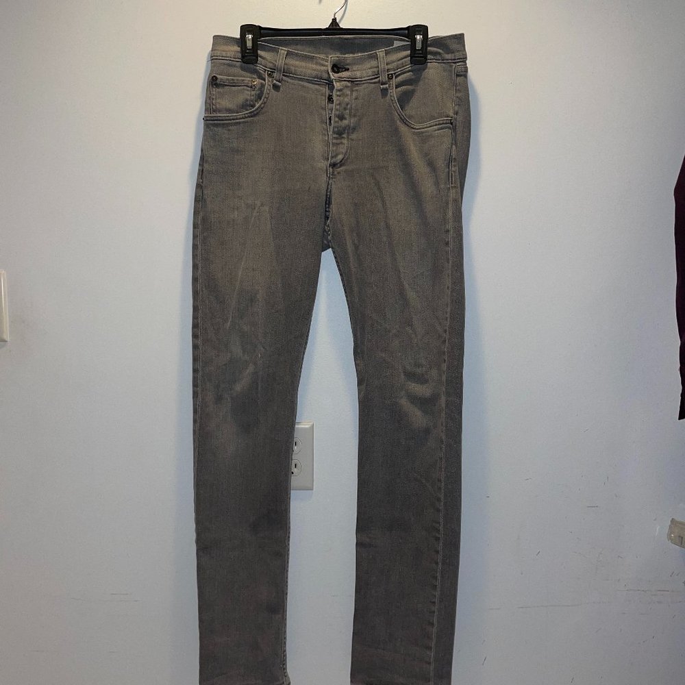 Rag & Bone Men's Grey Jeans Fit 2 Slim Leg
